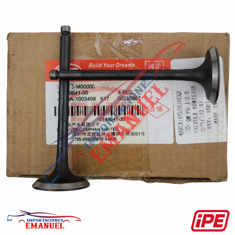 VALVULAS ESC & ADM CHANGAN 4G15/18